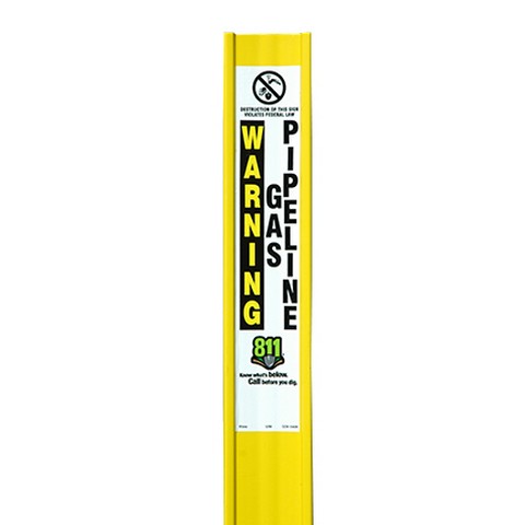 Rhino Posts - 3-Rail Composite - Pipeline Markers